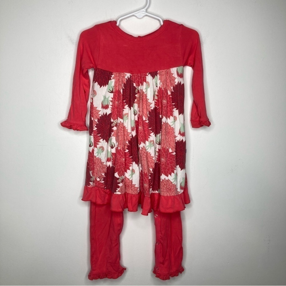 Kickee pants‎ floral dress size 18/24 mo